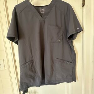 Men’s Gray Scrub Top and bottom